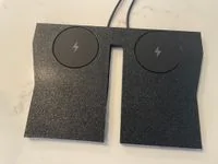 Tesla Cybertruck HARDWARE FIX for hot phone charging issue! New wireless charger has a built-in heatsink plain-charger-imag