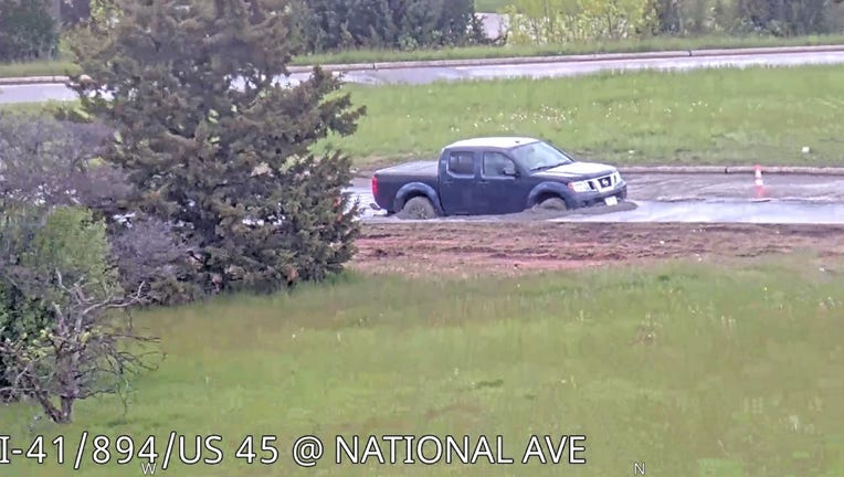 Tesla Cybertruck Wade Mode Fail (Video). Driver abandons Cybertruck and arrested vehicle-in-concrete