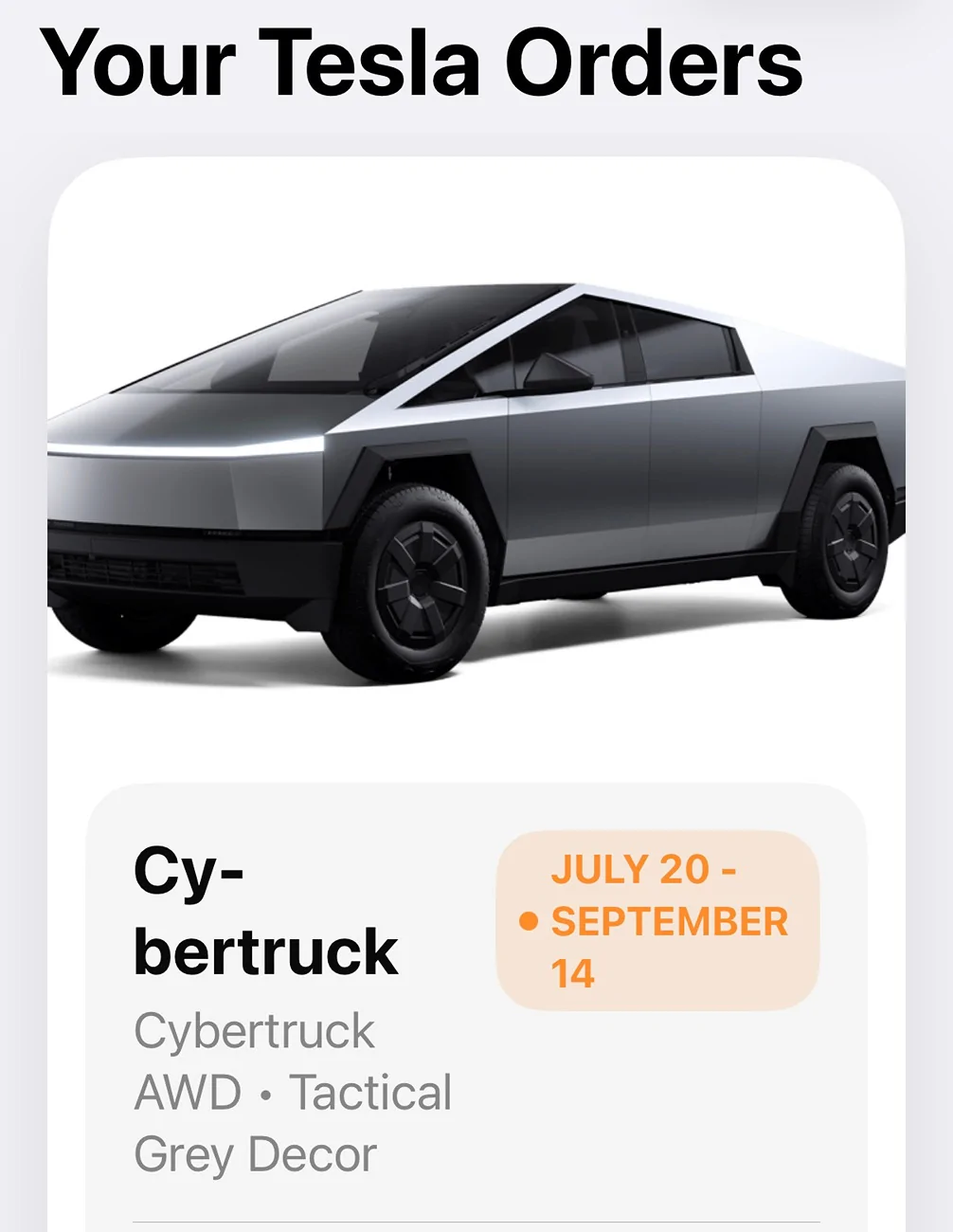 Tesla Cybertruck Has anyone taken delivery of a CT after 5/8/26? 1779568005584-xx