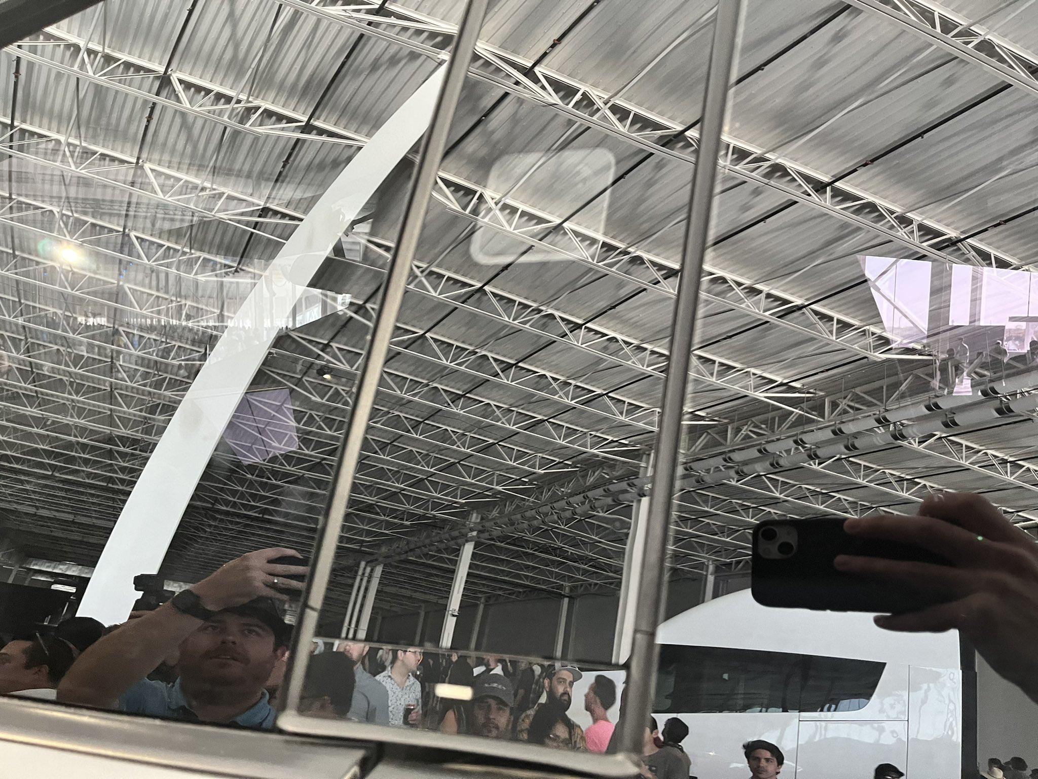 Tesla Cybertruck Cybertruck Makes Appearance @ Cyber Rodeo! FPx1PBOXMAM1P09