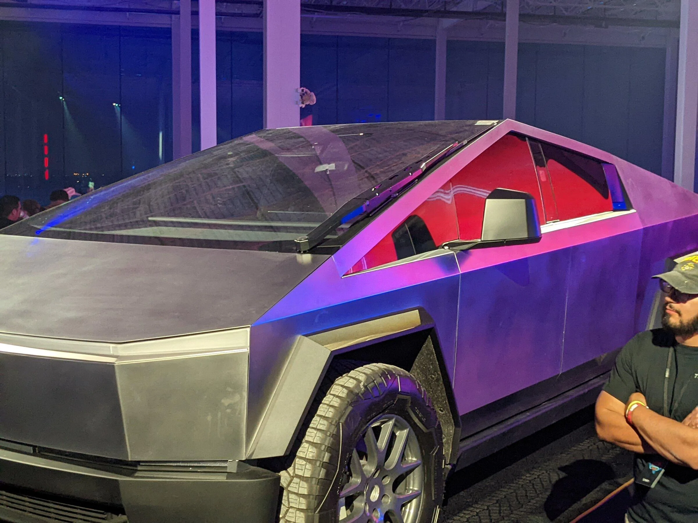 Tesla Cybertruck Cybertruck Makes Appearance @ Cyber Rodeo! PXL_20220408_031343433.MP