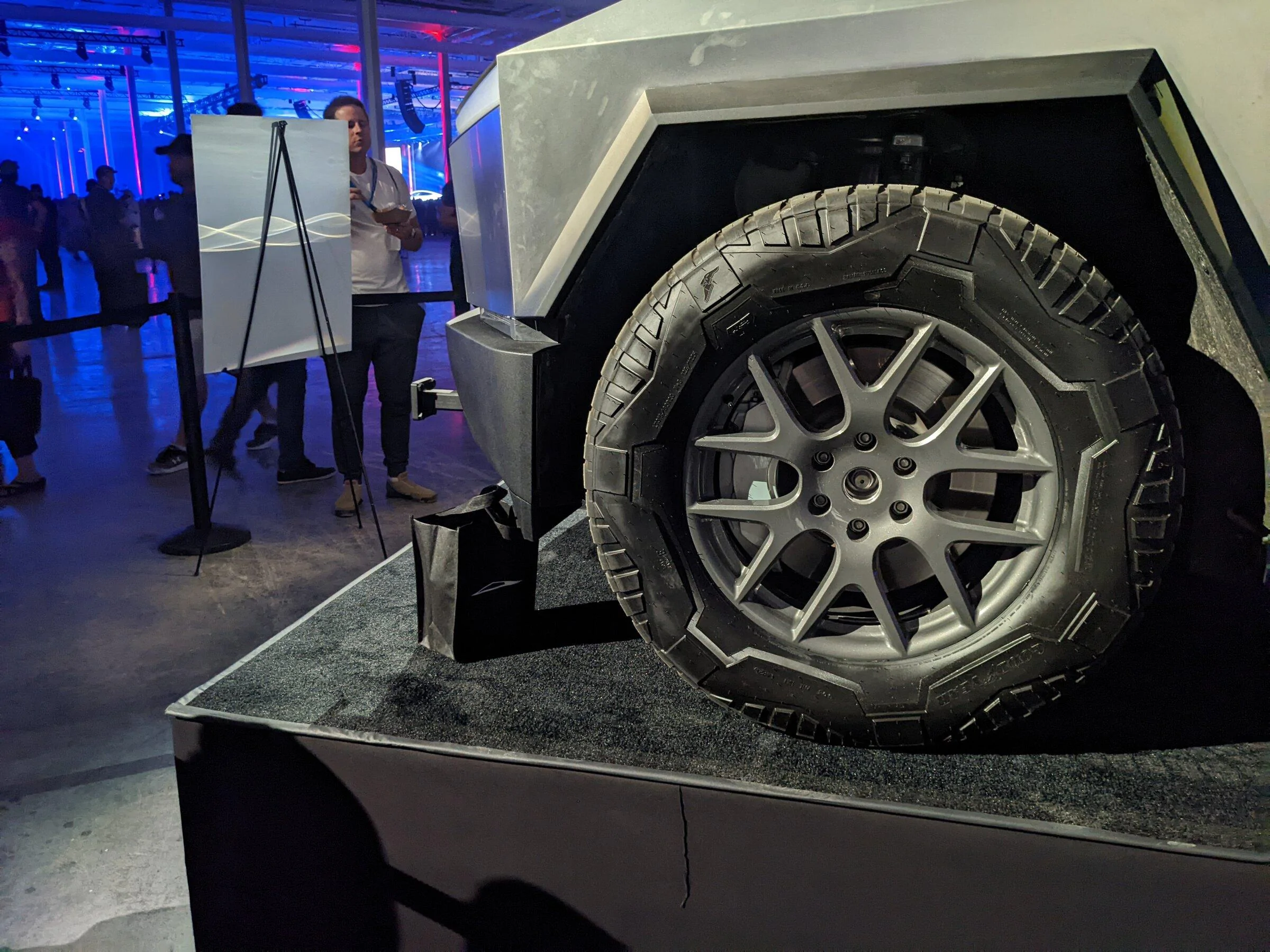 Tesla Cybertruck Cybertruck Makes Appearance @ Cyber Rodeo! PXL_20220408_024540819