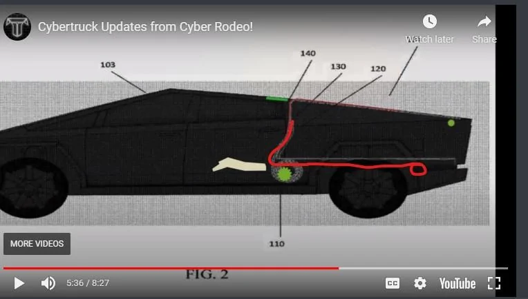 Tesla Cybertruck Cybertruck Makes Appearance @ Cyber Rodeo! CT Cover under Bed