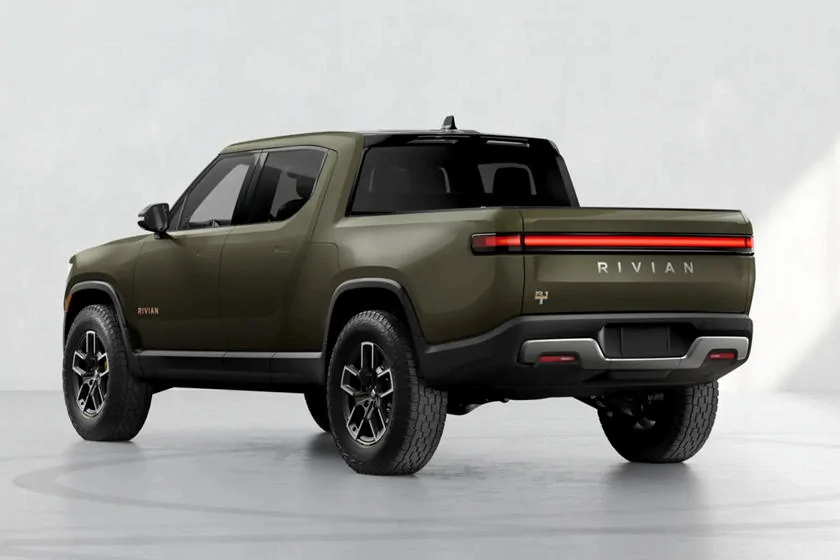 Tesla Cybertruck Rivian sighting Rivan