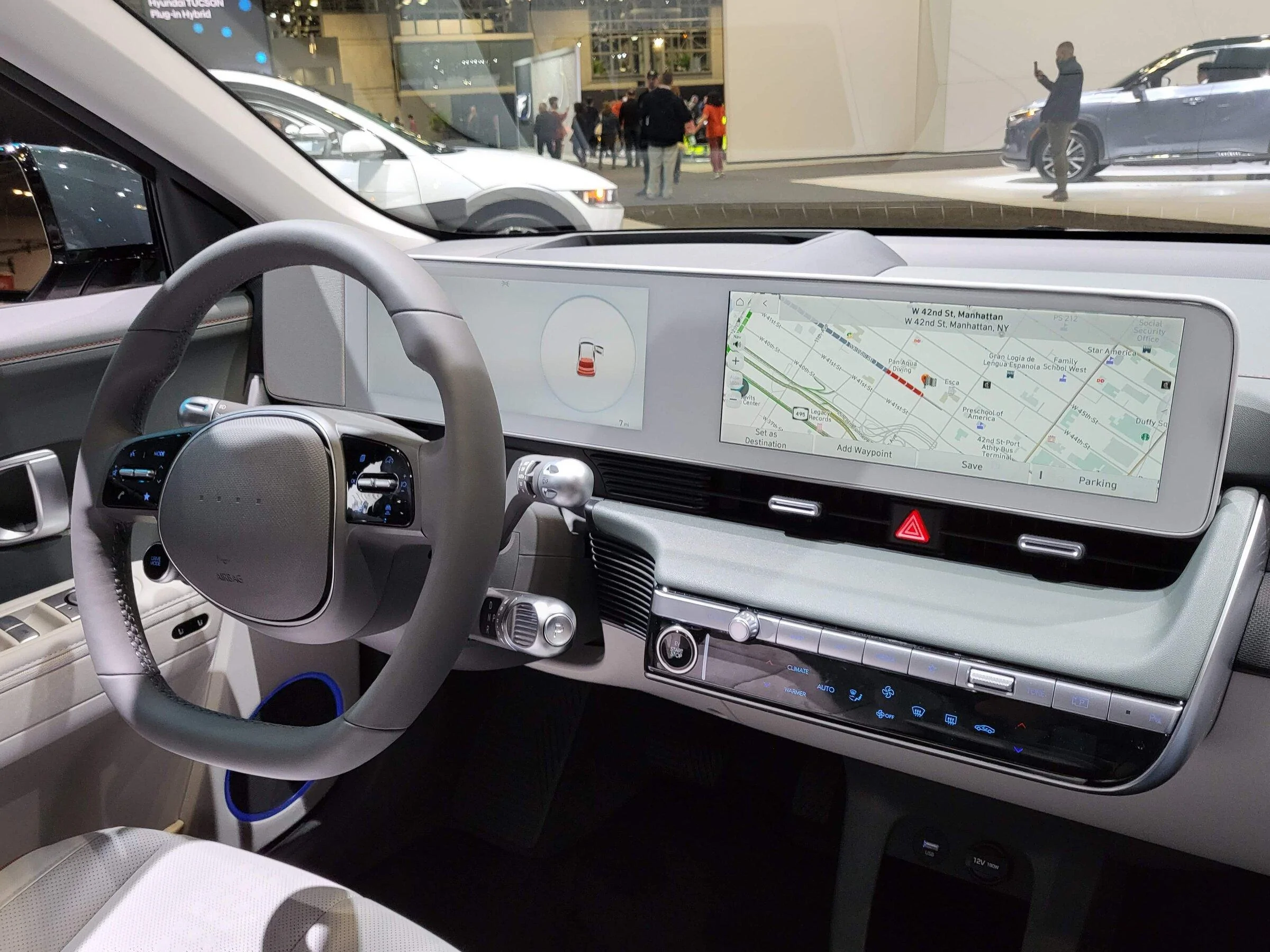Tesla Cybertruck Strong Non-Tesla EV presence at the 2022 New York International Auto Show 20220415_200839