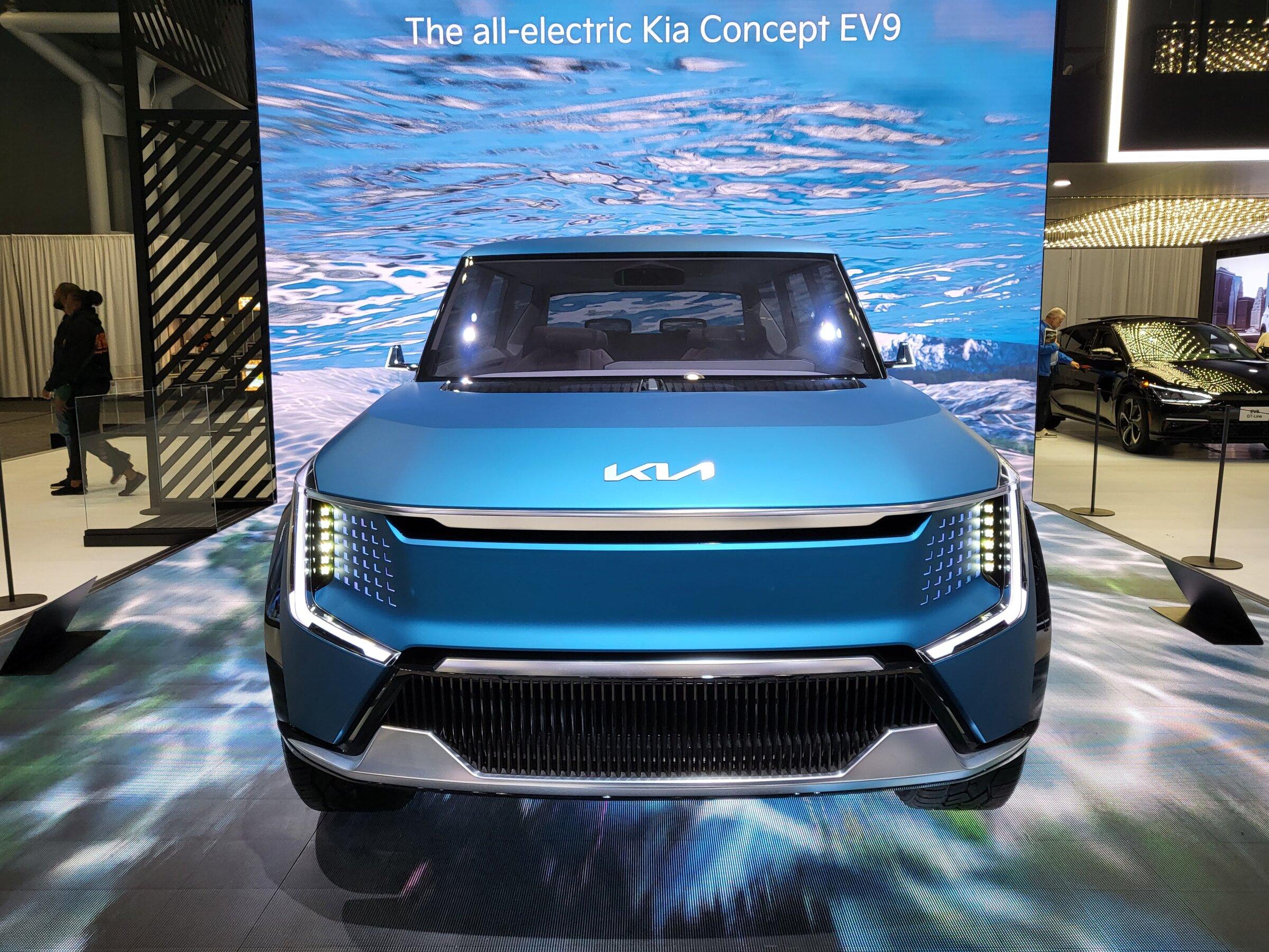 Tesla Cybertruck Strong Non-Tesla EV presence at the 2022 New York International Auto Show 20220415_201158
