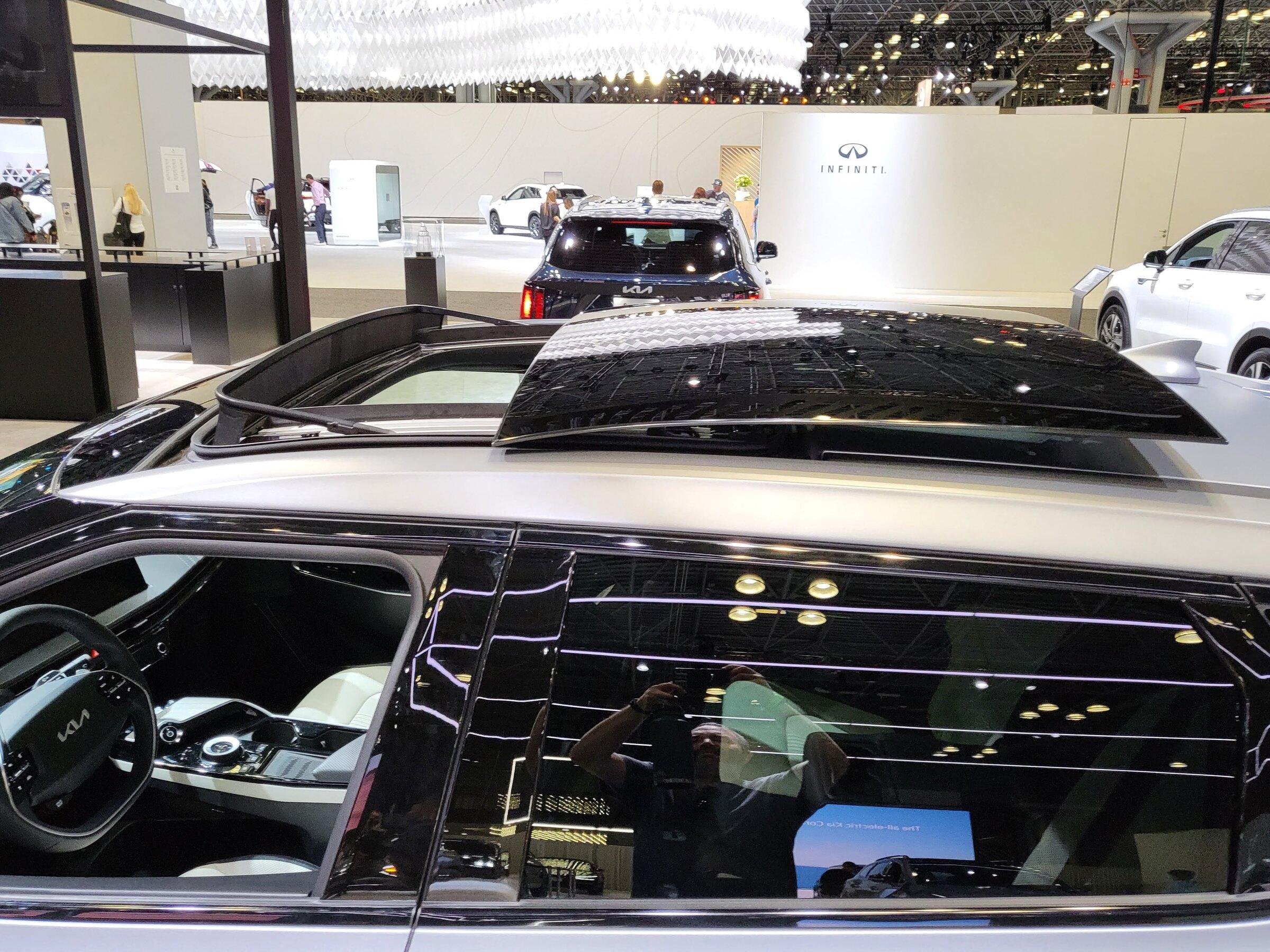 Tesla Cybertruck Strong Non-Tesla EV presence at the 2022 New York International Auto Show 20220415_201307