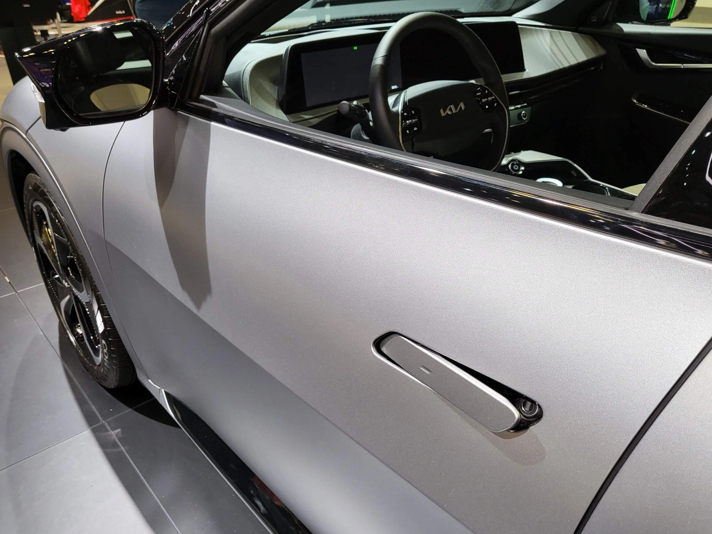 Tesla Cybertruck Strong Non-Tesla EV presence at the 2022 New York International Auto Show 20220415_201312