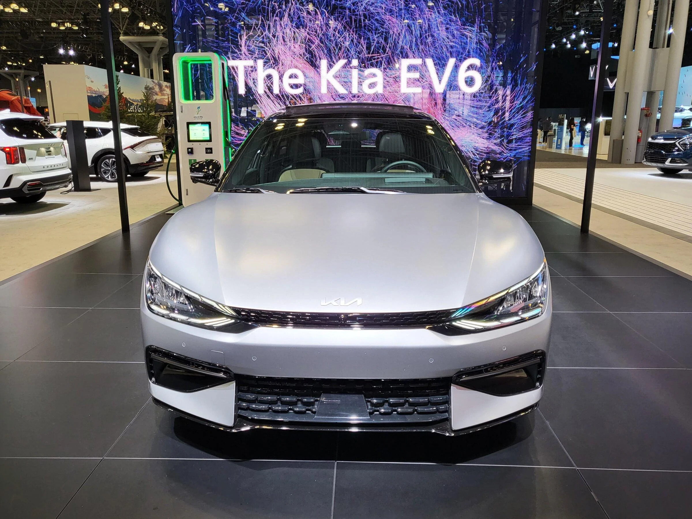 Tesla Cybertruck Strong Non-Tesla EV presence at the 2022 New York International Auto Show 20220415_201333