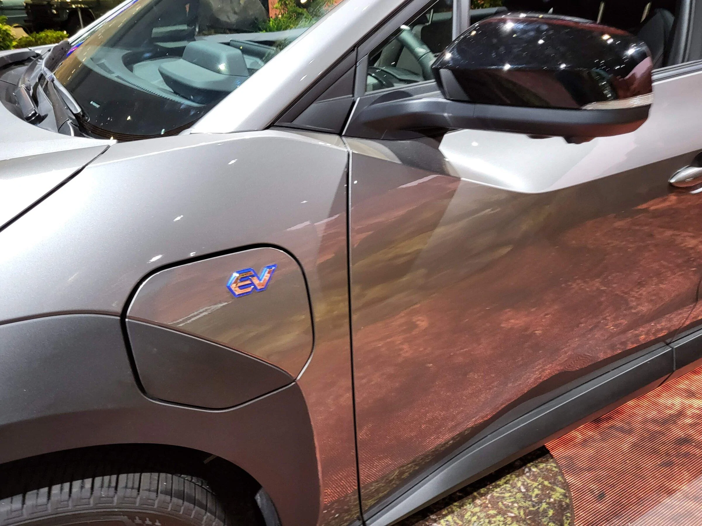 Tesla Cybertruck Strong Non-Tesla EV presence at the 2022 New York International Auto Show 20220415_201911