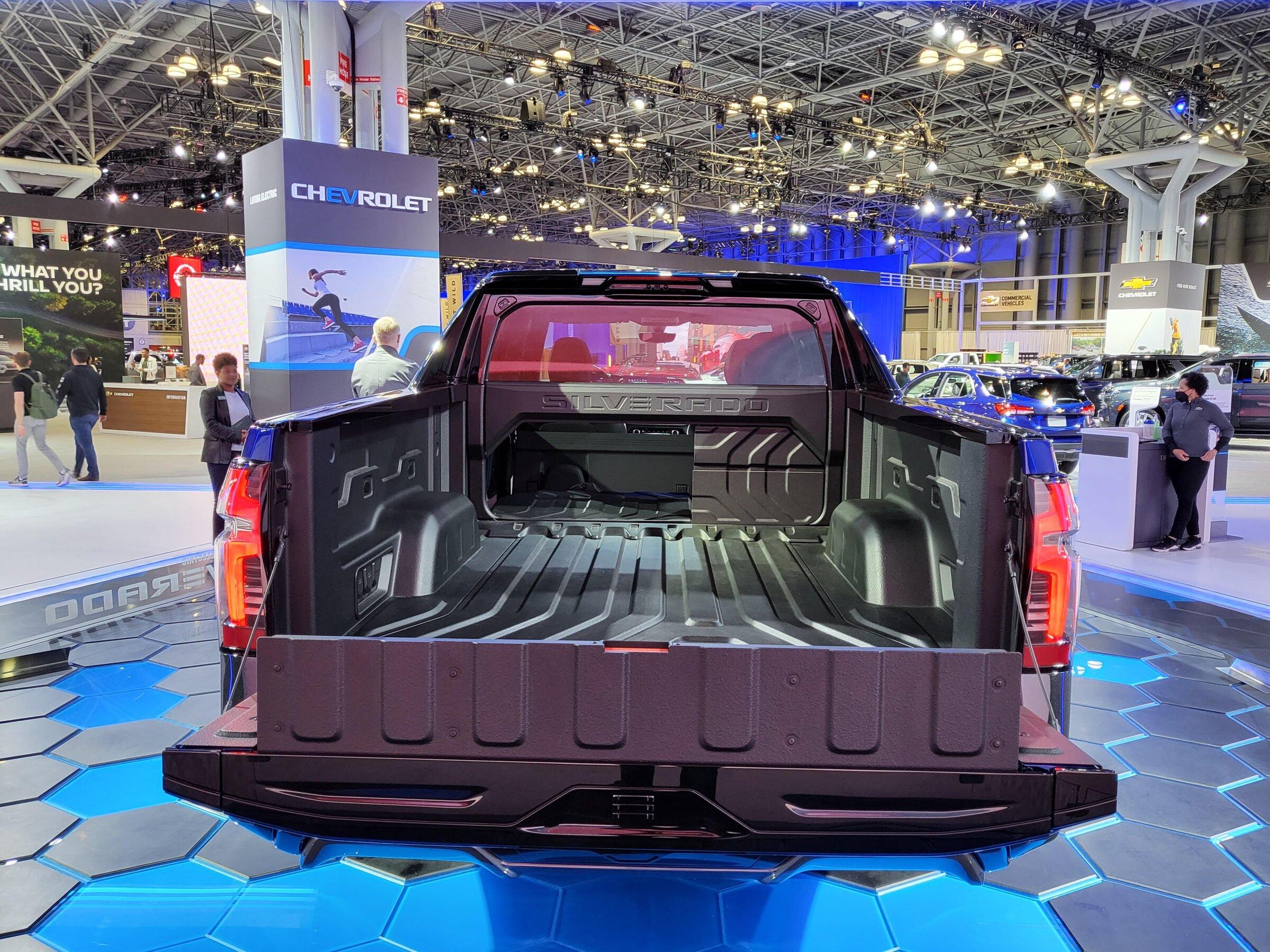 Tesla Cybertruck Strong Non-Tesla EV presence at the 2022 New York International Auto Show 20220415_202629