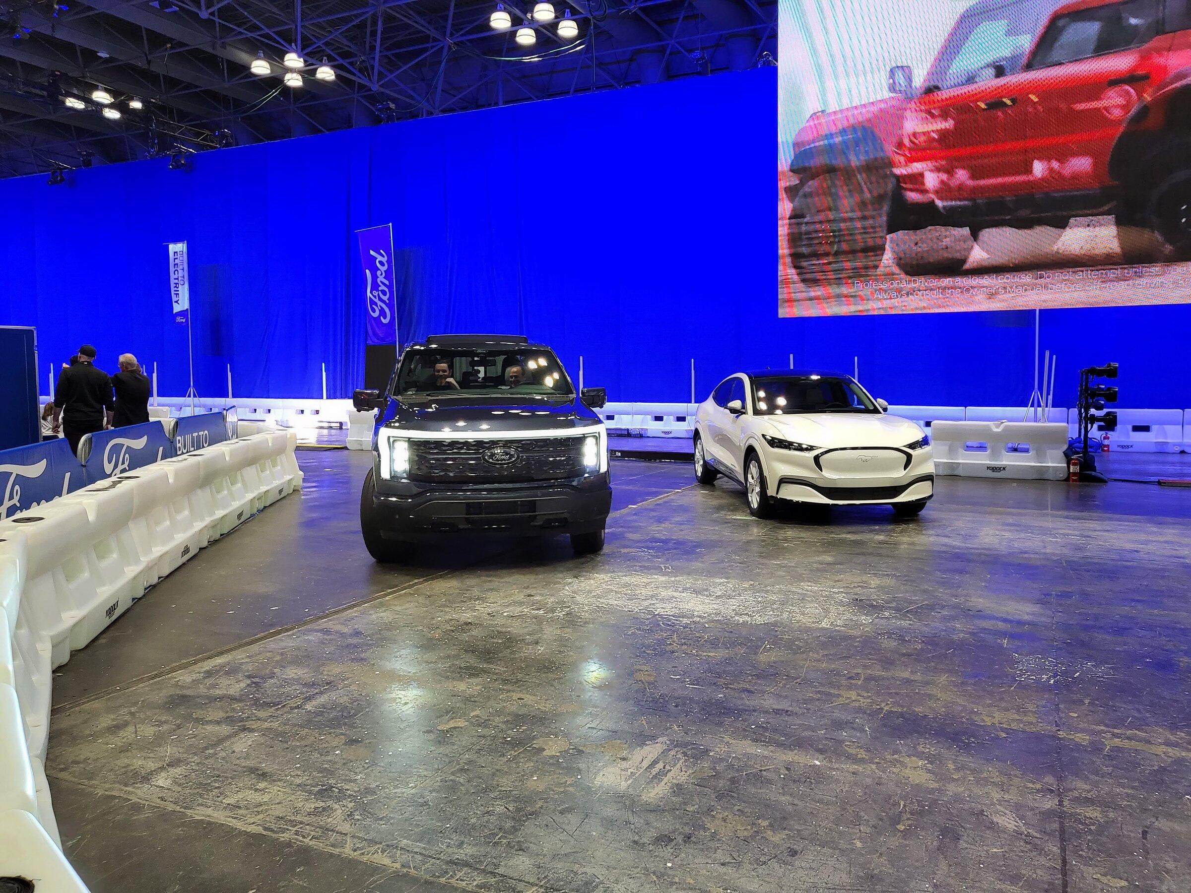 Tesla Cybertruck Strong Non-Tesla EV presence at the 2022 New York International Auto Show 20220415_203641