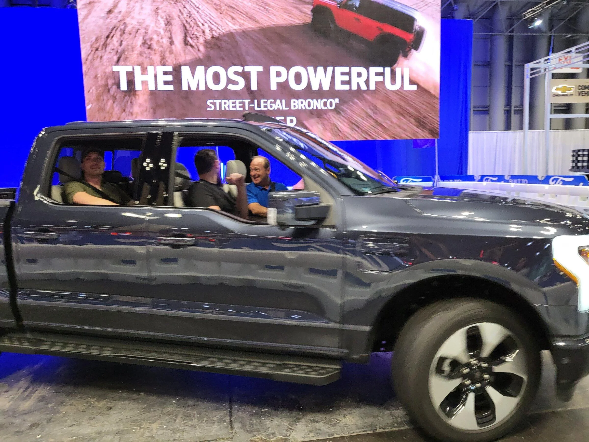 Tesla Cybertruck Strong Non-Tesla EV presence at the 2022 New York International Auto Show 20220415_203644