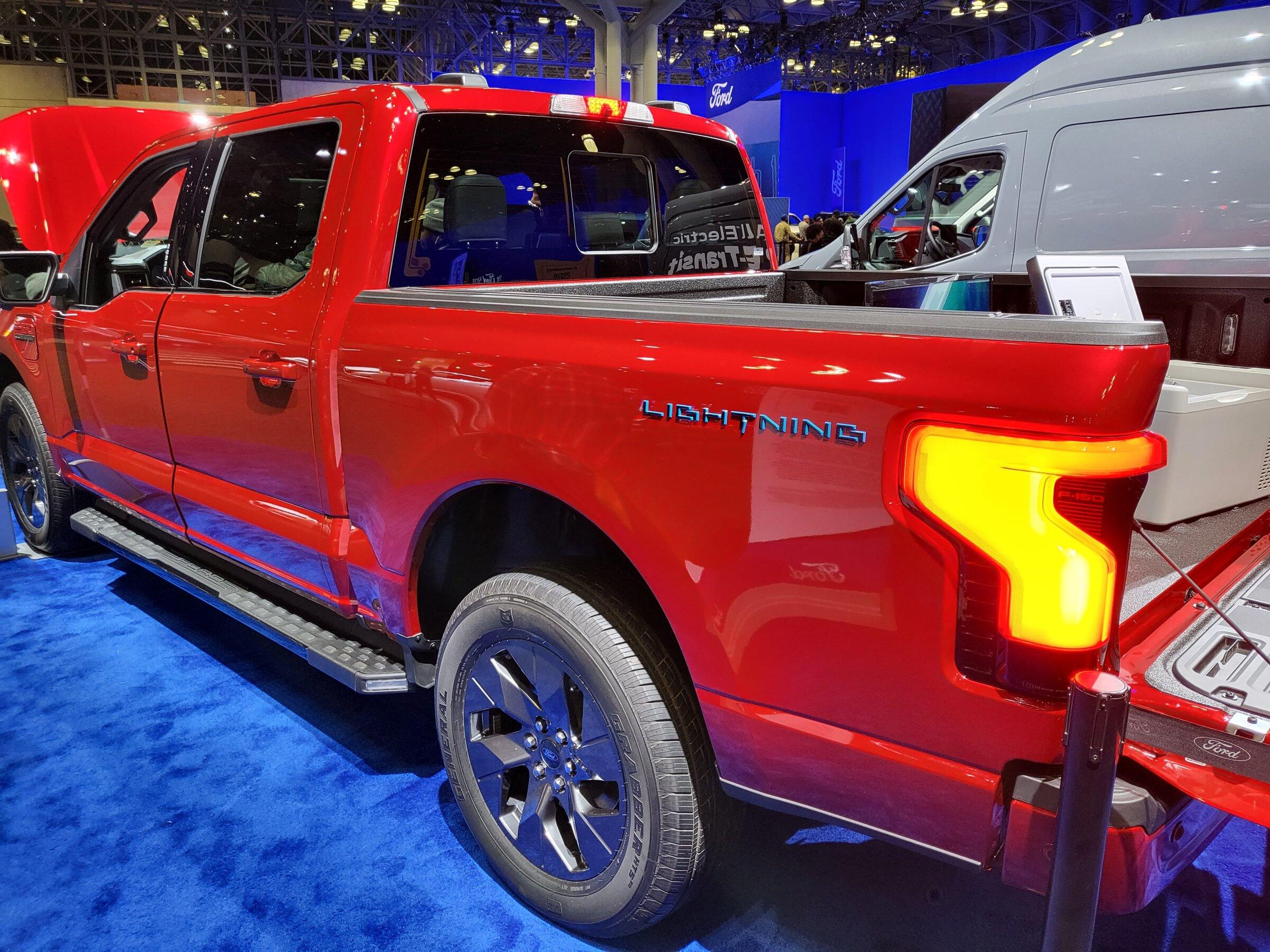 Tesla Cybertruck Strong Non-Tesla EV presence at the 2022 New York International Auto Show 20220415_203904
