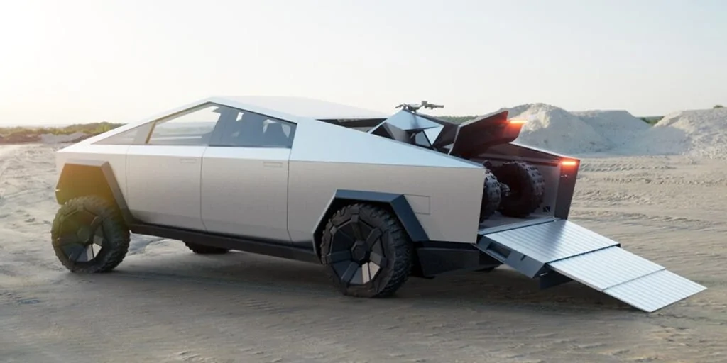 Tesla Cybertruck Strong Non-Tesla EV presence at the 2022 New York International Auto Show 1650264252598