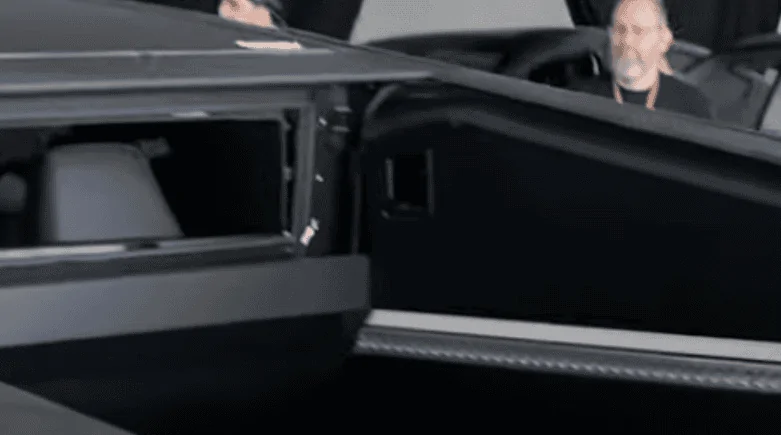 Tesla Cybertruck I think I found the Sail Pillar 1650460540421