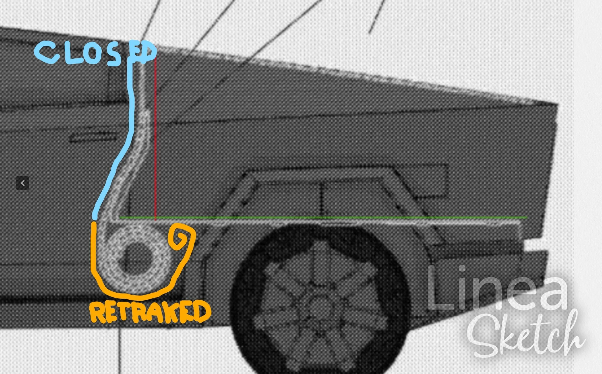Tesla Cybertruck I think I found the Sail Pillar T COver Pattend Pic_LI