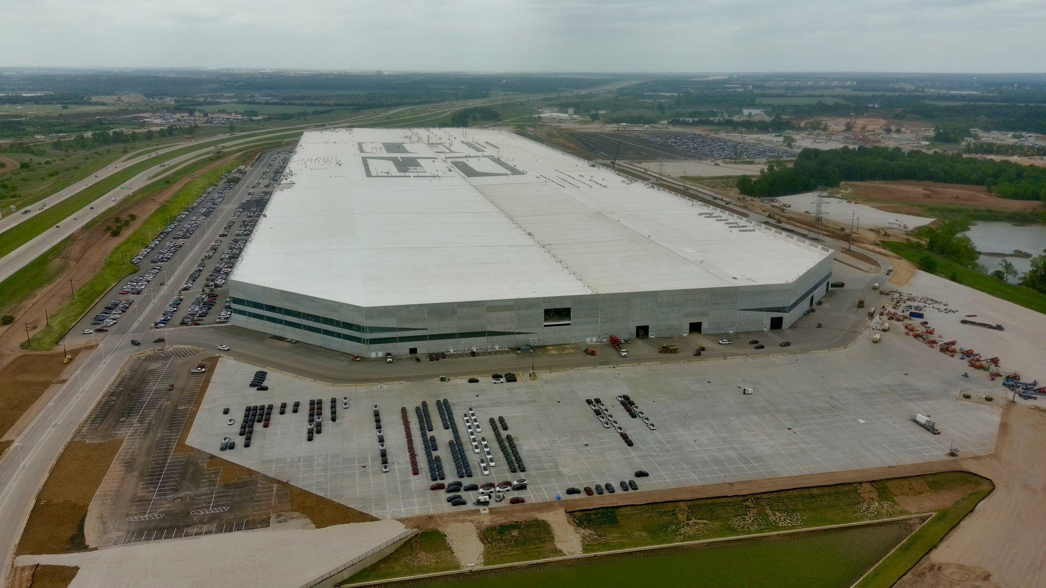 Tesla Cybertruck Beginning of Cybertruck Production Tooling @ Giga Texas? 1650496855395
