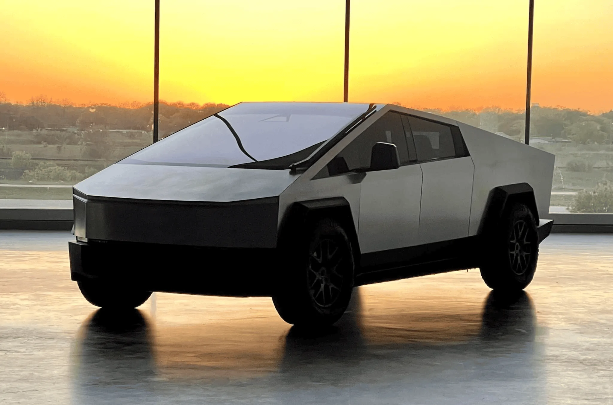 Tesla Cybertruck I think I found the Sail Pillar 1649553369571