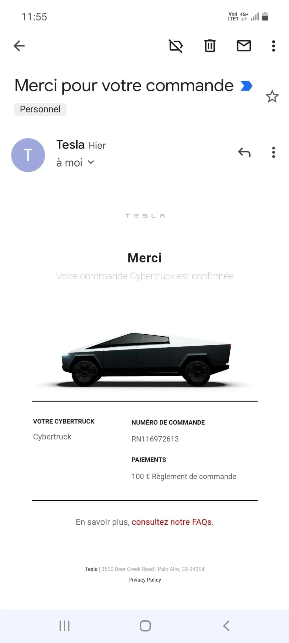 Tesla Cybertruck @SawyerMerrit discussed new CyberTruck model lineup: base, mid, tri, quad, plaid IMG-20220417-WA0000