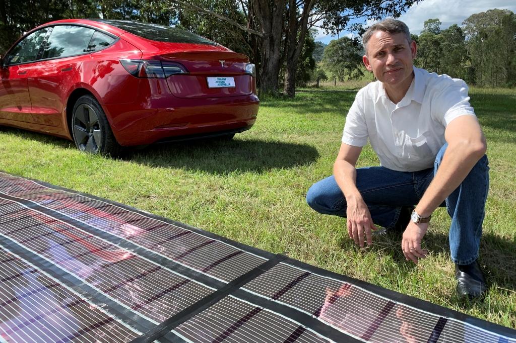 Tesla Cybertruck These scientists plan to fuel Tesla car using printed solar panels Solar1
