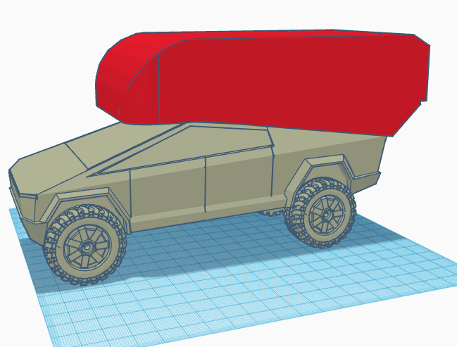 Tesla Cybertruck Cyber Camper concept for Cybertruck 1651885711031