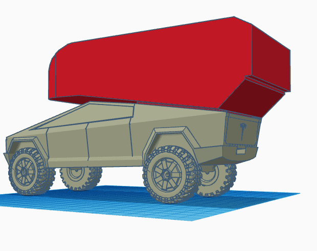 Tesla Cybertruck Cyber Camper concept for Cybertruck 1651885755410