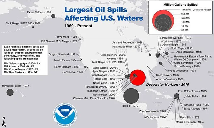 Tesla Cybertruck Elon Musk says Tesla may have to get into the lithium business because costs are so ‘insane’ 2015_largest-oil-spills-us-waters_noaa_720