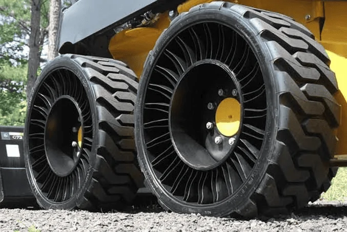 Tesla Cybertruck Airless Tires not adjustable 1653245627302