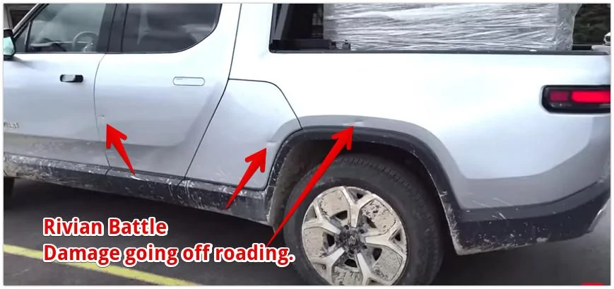 Tesla Cybertruck TFL Says the Cybertruck Will Flop Rivian R1T off roading