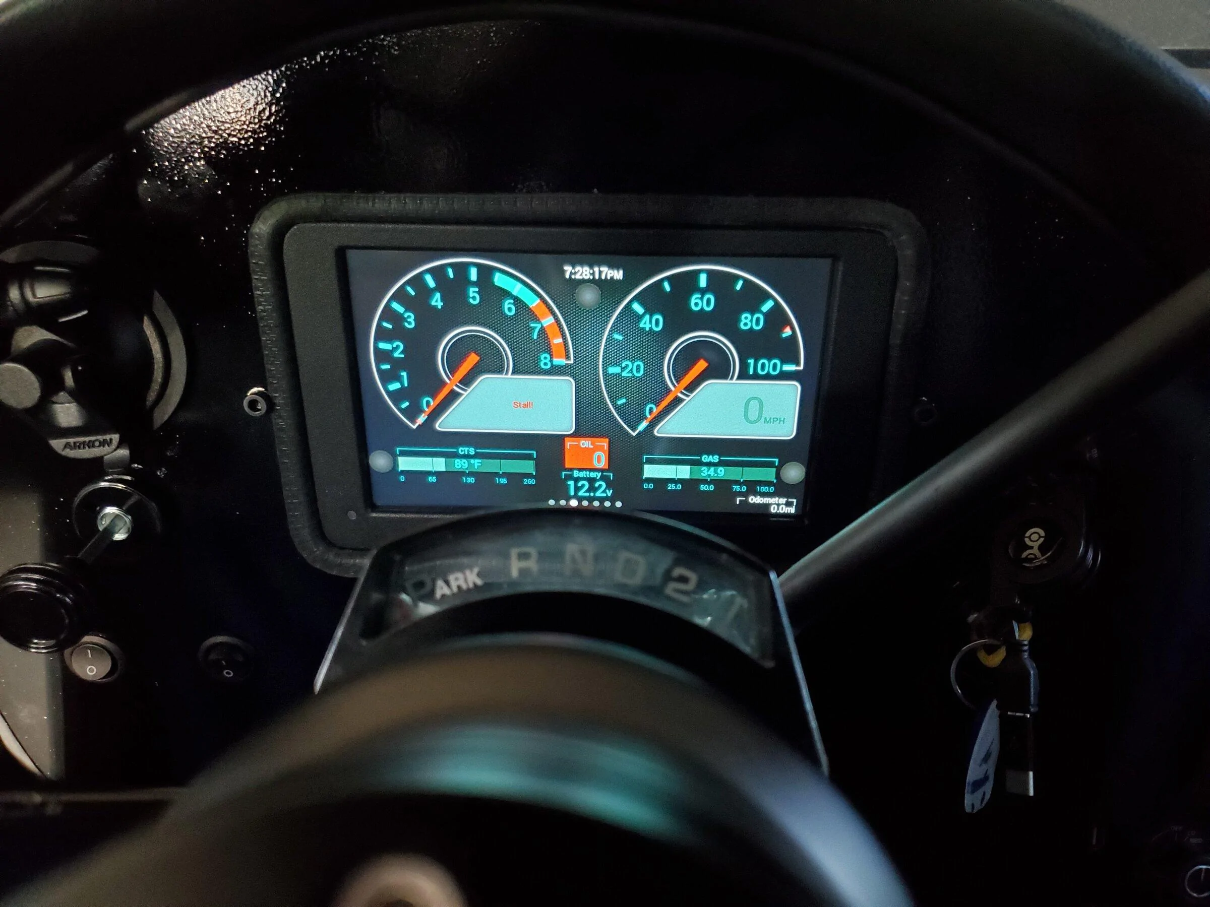 Tesla Cybertruck Bored? Check out the digital dash I installed... 20220528_192741[1]