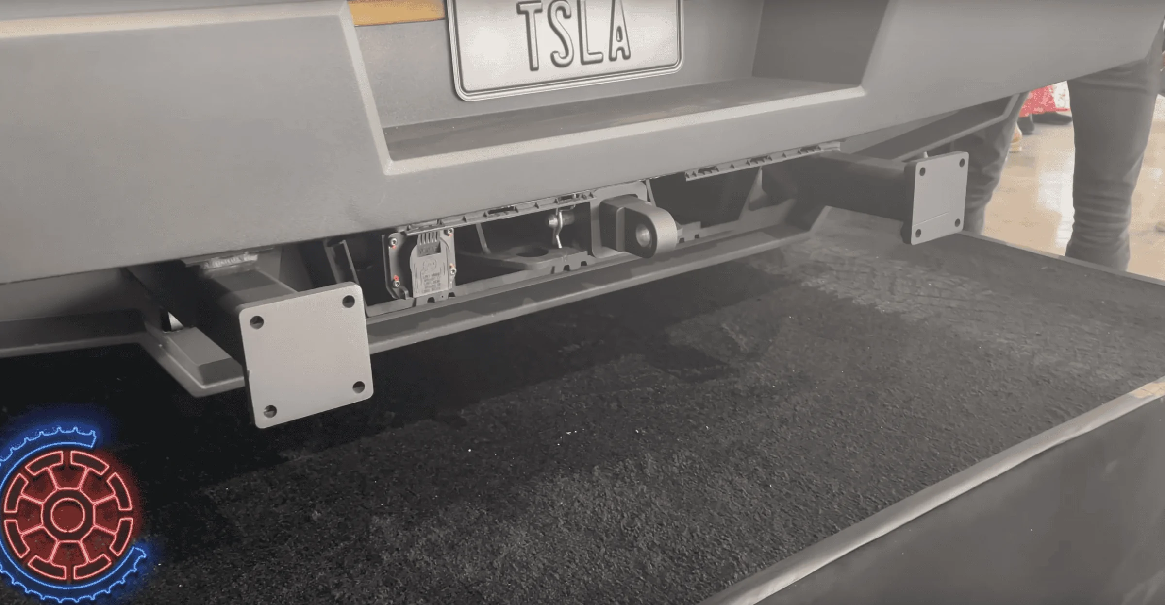 Tesla Cybertruck Cybertruck spotted at Tesla booth at Michigan Formula SAE competition abcdef