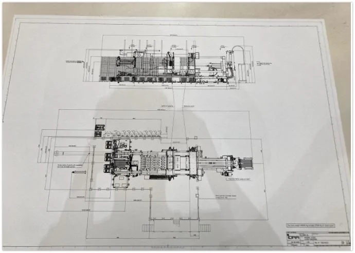 Tesla Cybertruck Cybertruck Press (9000 Ton IDRA Giga Press) being assembled! [Confirmed by Elon Musk] 🍿 IDRA Group 9000t Giga Press Drawing