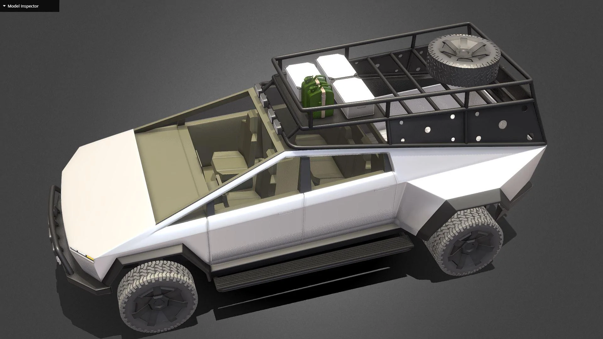 Tesla Cybertruck Factory of the Future (SpaceX/ Cybertruck) Shubback3dModels_TeslaCybertruckOffRoad_InspectorDemonstration_20220614_1242_MDT