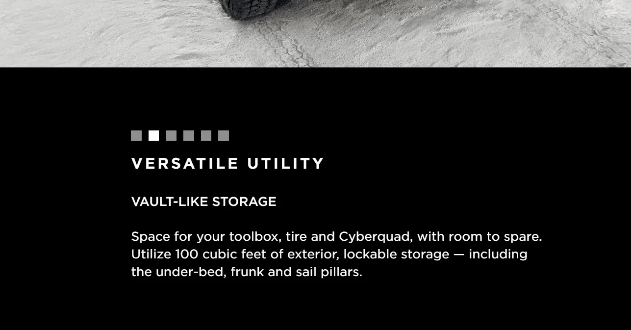 Tesla Cybertruck No Cybertruck Side Sails, for sure 1655474178426