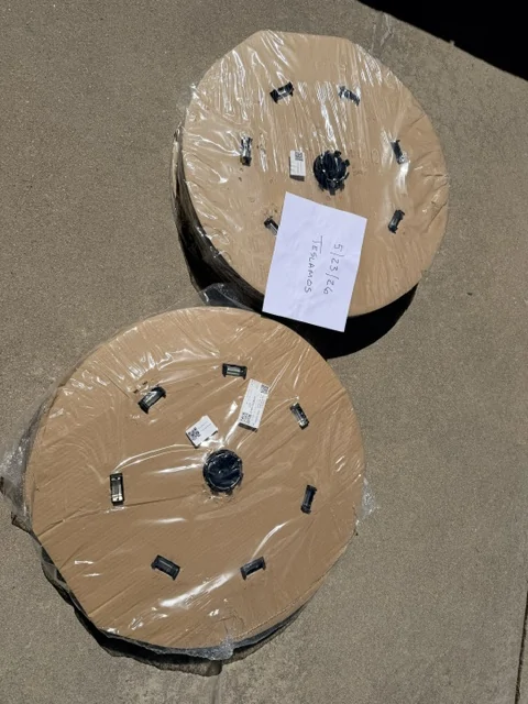 Tesla Cybertruck ***SOLD***New OEM Wheel Covers $50 each OBO IMG_1968