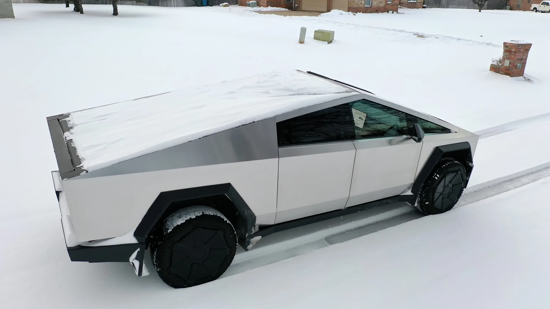 Tesla Cybertruck 🚨 TODAY ONLY: FREE SHIPPING on All Cyberbrite Orders for Memorial Day! 🚨 Cybertruck Snow 1