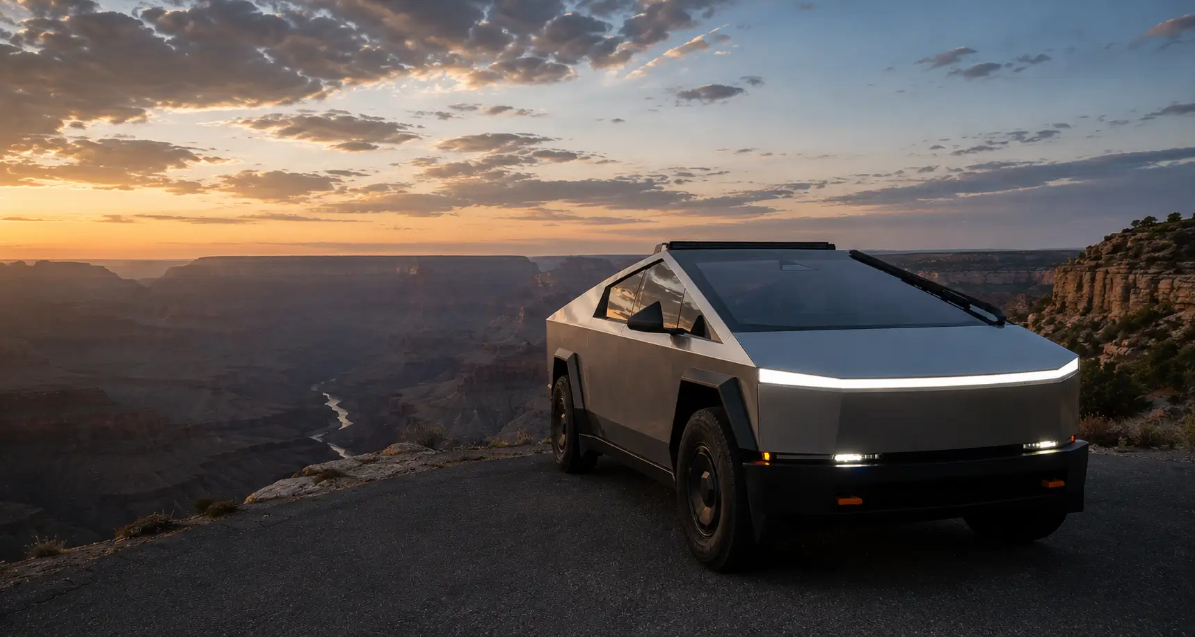 Tesla Cybertruck CYBERTRUCK RWD HARD TONNEAU COVER — (FSD) REAL-WORLD INTERSTATE ENERGY CONSUMPTION OBSERVATION ~4,700-Mile Test 19839