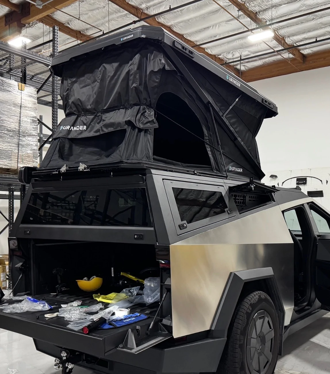 Tesla Cybertruck Video Walkthrough: Urander Bed Rack & Panoramic Tent in Action! IMG_8961