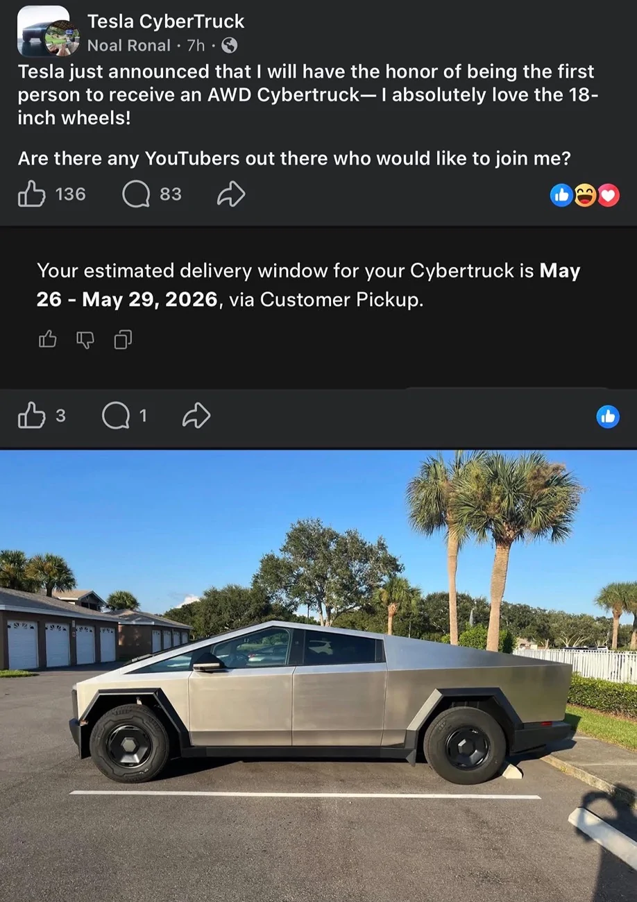 Tesla Cybertruck $59k Base Dual-Motor AWD Cybertruck Begin Delivery! IMG_1563