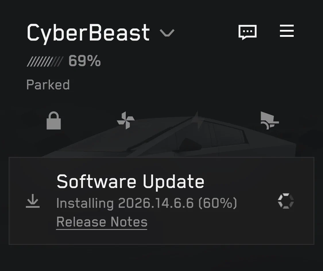 Tesla Cybertruck FSD 14.3.3 is out with 2026.14.6.6 Spring Update IMG_1546