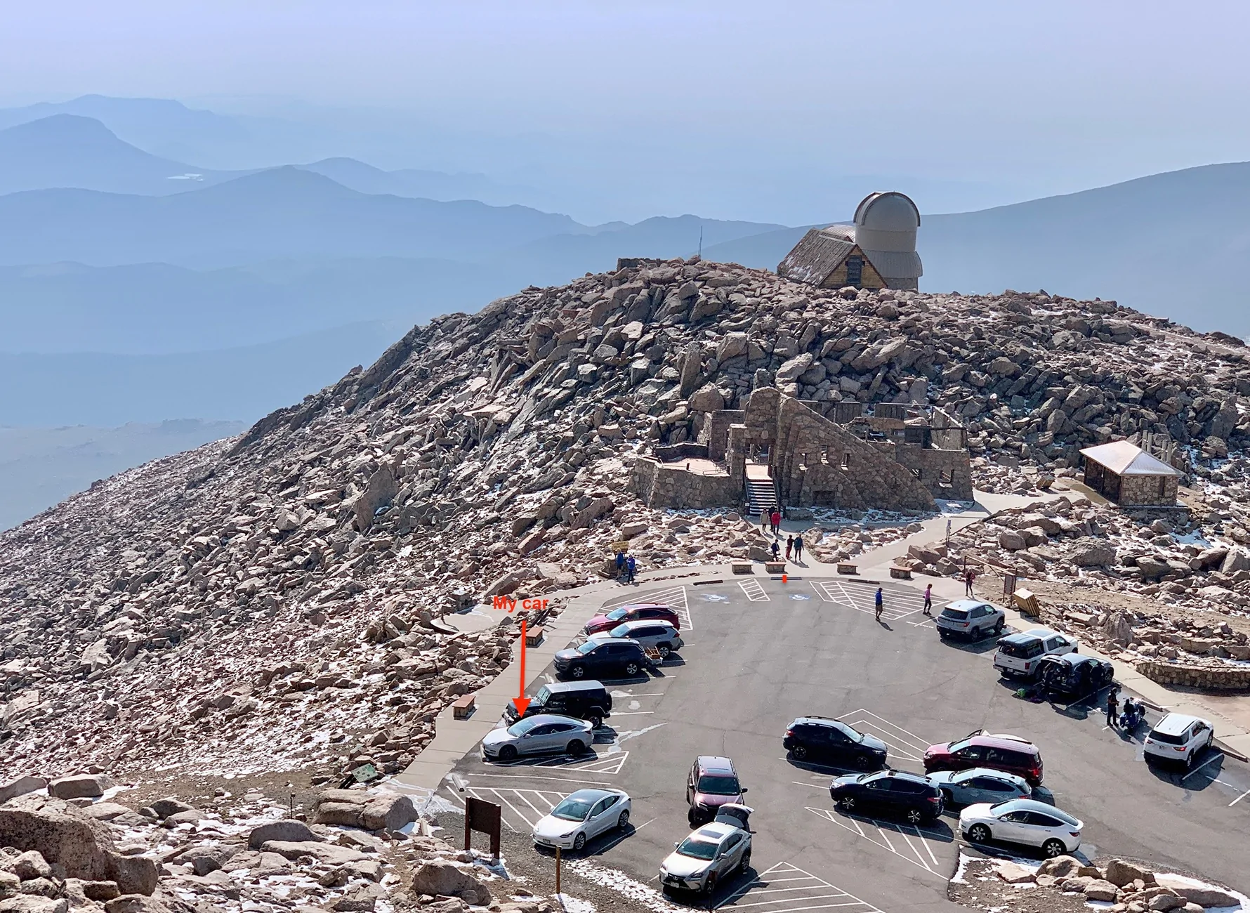 Tesla Cybertruck CT at 14000 feet IMG_2183