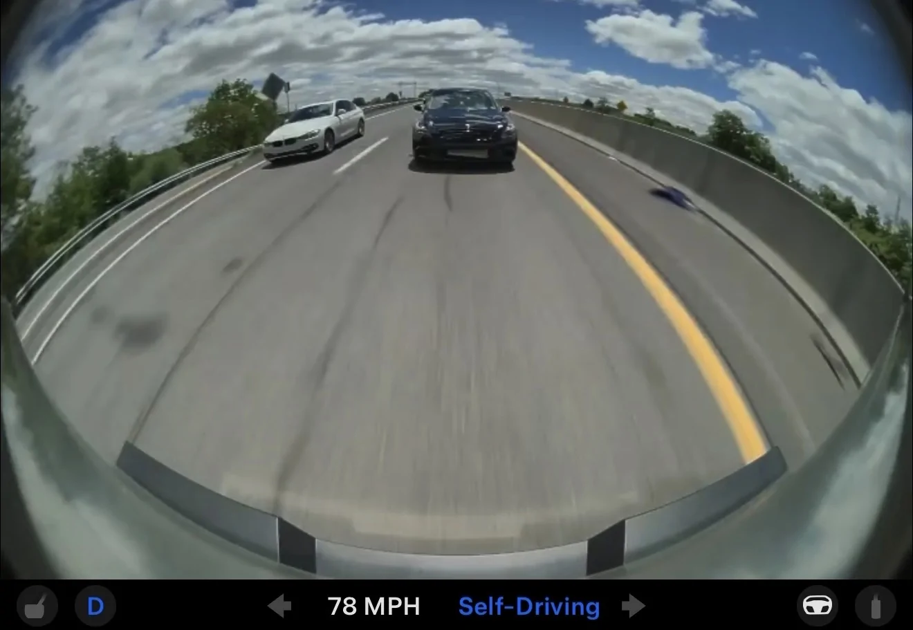 Tesla Cybertruck Tailgated and Flipped Off on the Highway 🤣 Haters gonna hate IMG_1630