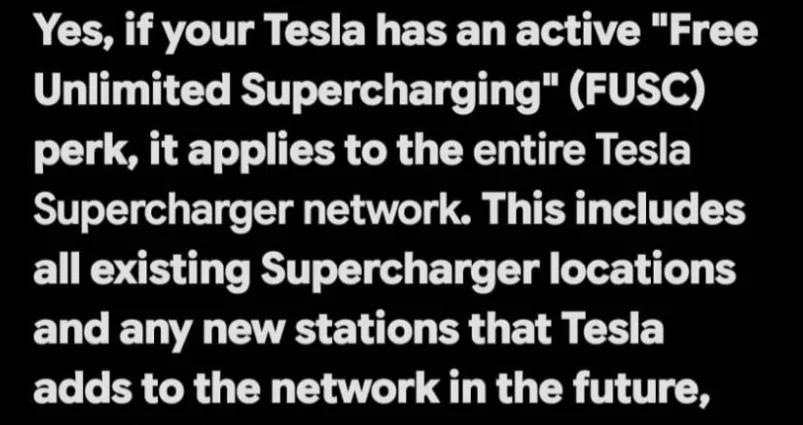 Tesla Cybertruck Are there superchargers that don’t “accept free supercharging”? IMG_4443