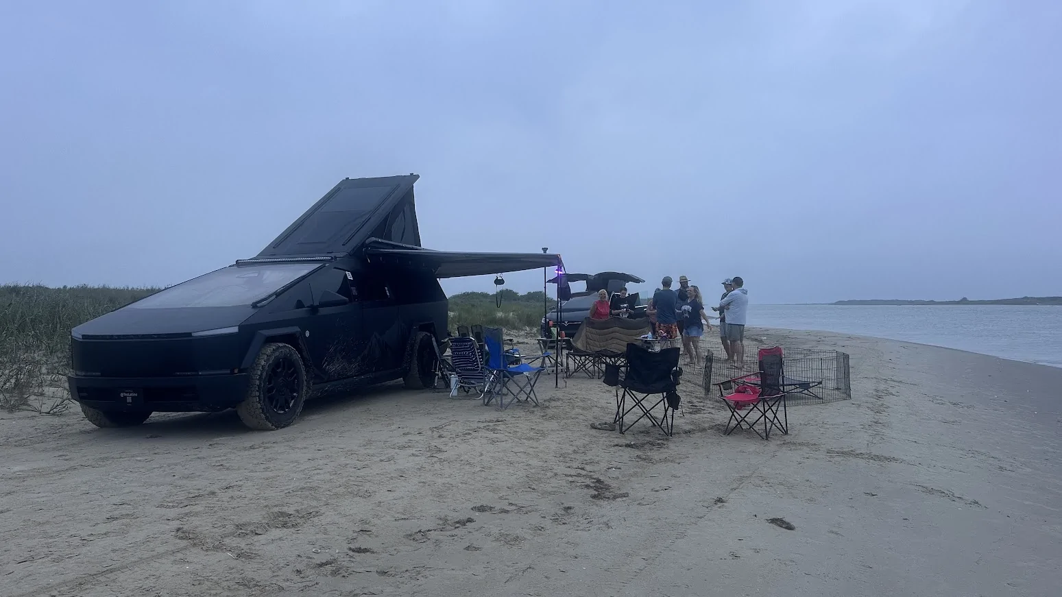 Tesla Cybertruck Foundation Cyberbeast Truck Camper -- Urander Bed Cap + Qian Tent 1780350899389-ef
