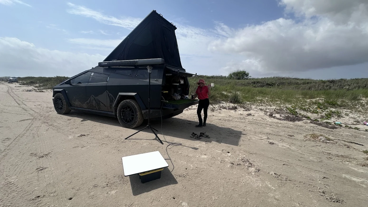 Tesla Cybertruck Foundation Cyberbeast Truck Camper -- Urander Bed Cap + Qian Tent 1780350949780-f8