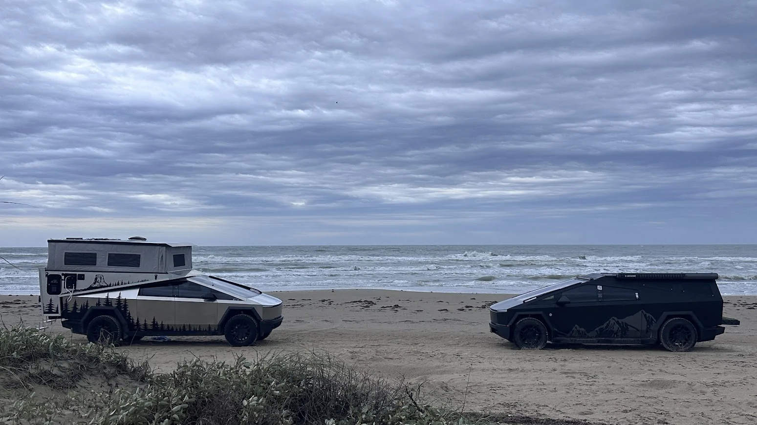 Tesla Cybertruck Foundation Cyberbeast Truck Camper -- Urander Bed Cap + Qian Tent 1780351204327-0a