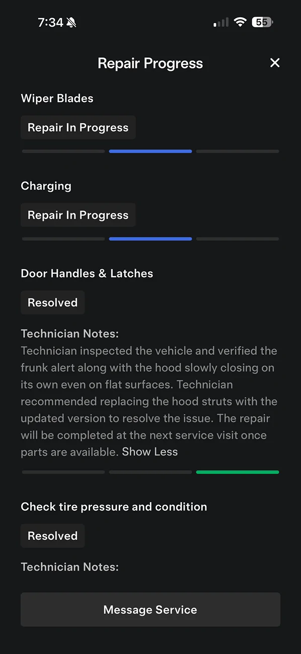 Tesla Cybertruck Tesla Service Appreciation Thread IMG_3564