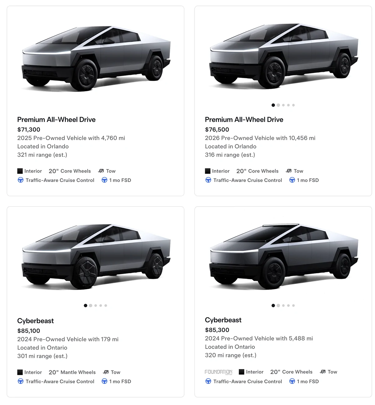 Tesla Cybertruck $59k Base Dual-Motor AWD Cybertruck Begin Delivery! Screenshot 2026-06-01 at 9.21.59 PM