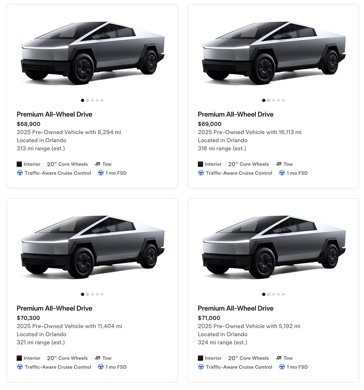 Tesla Cybertruck $59k Base Dual-Motor AWD Cybertruck Begin Delivery! Screenshot 2026-06-01 at 9.21.53 PM